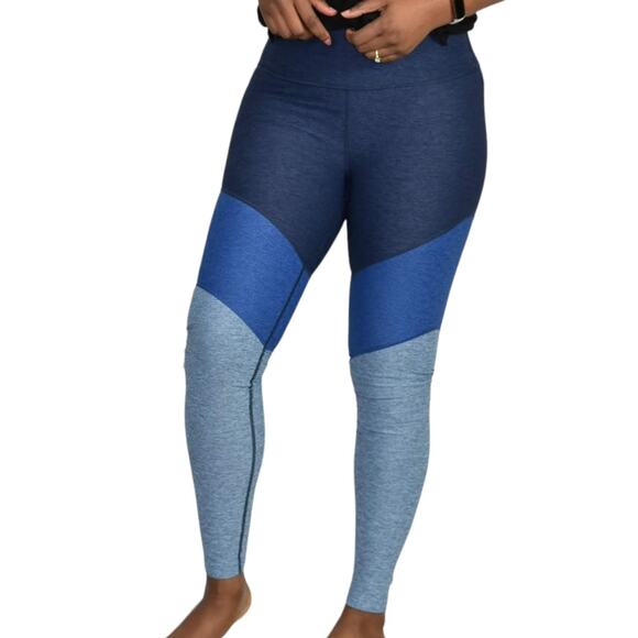 Outdoor Voices Springs Leggings Blue Calf Length Compression Casual Pocket XS - Picture 12 of 12